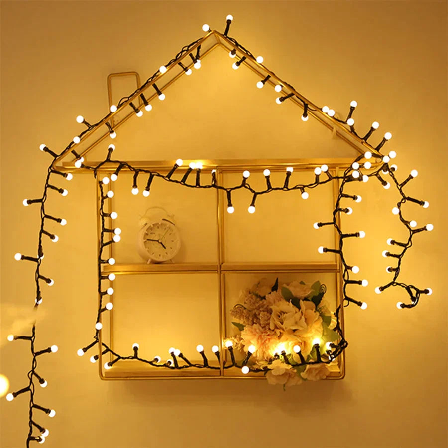 TwinkleGlow | Versatile Outdoor and Indoor Waterproof LED String Lights