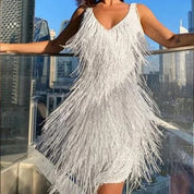 Emma | Tassel Mini Dress Ideal for Parties