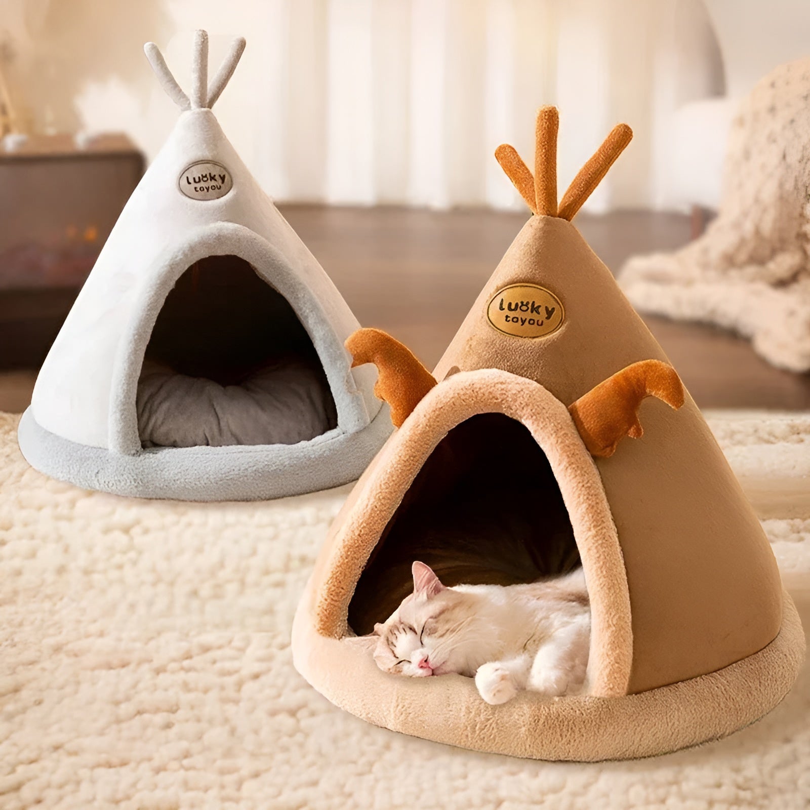 Cozy tent house for pets - Purrpalace