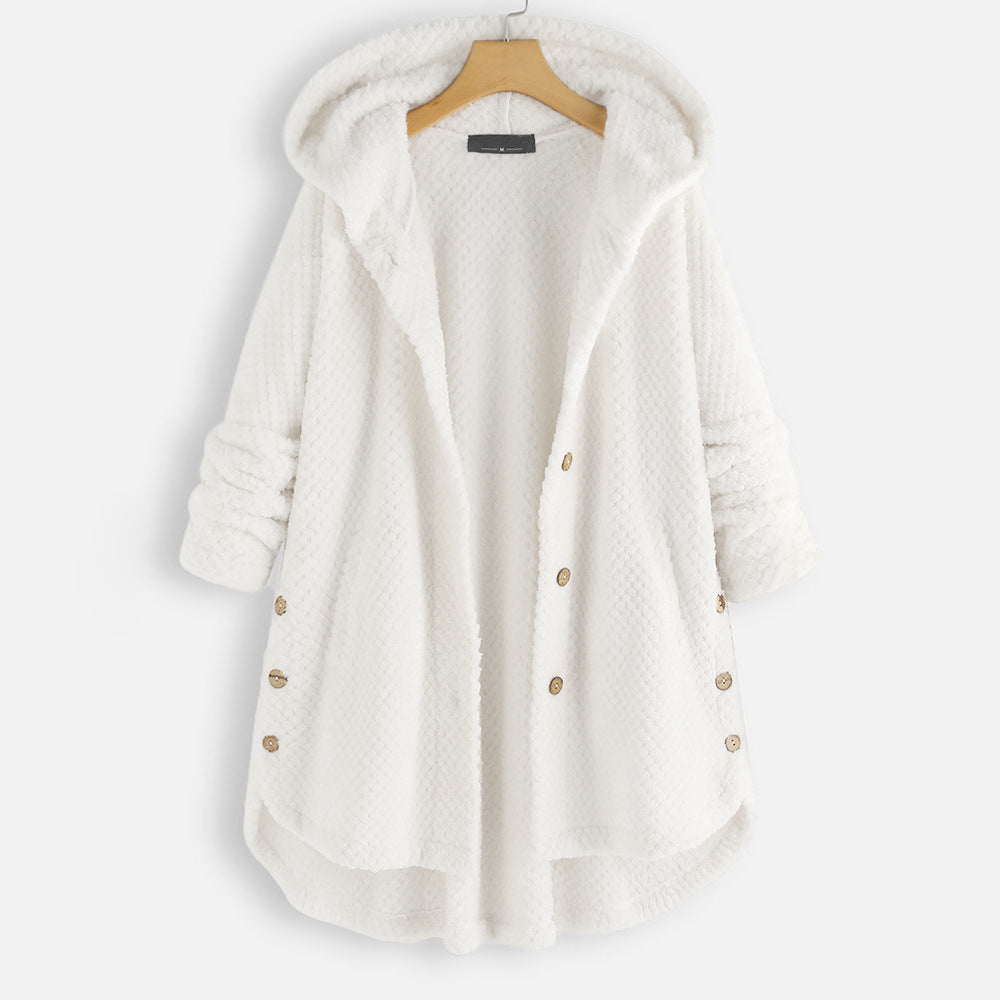 ALEXIS | Unisex Winter Reversible Fleece Jacket with Hood