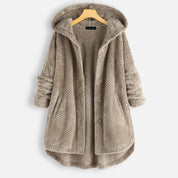 ALEXIS | Unisex Winter Reversible Fleece Jacket with Hood