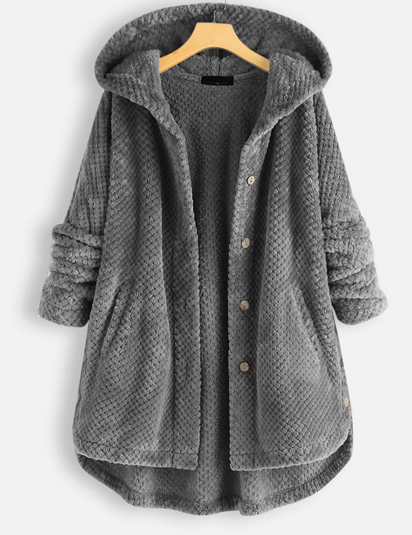 ALEXIS | Unisex Winter Reversible Fleece Jacket with Hood