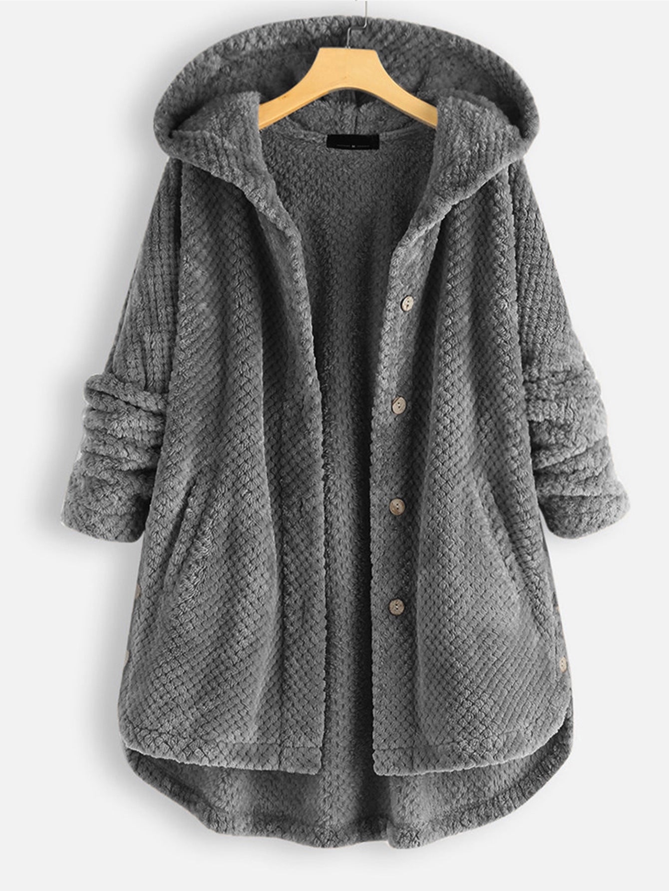 ALEXIS | Unisex Winter Reversible Fleece Jacket with Hood