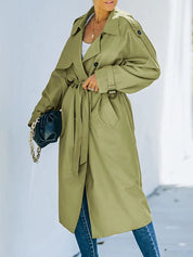 Brigitte | Elegant Double-Breasted Women's Trench Coat