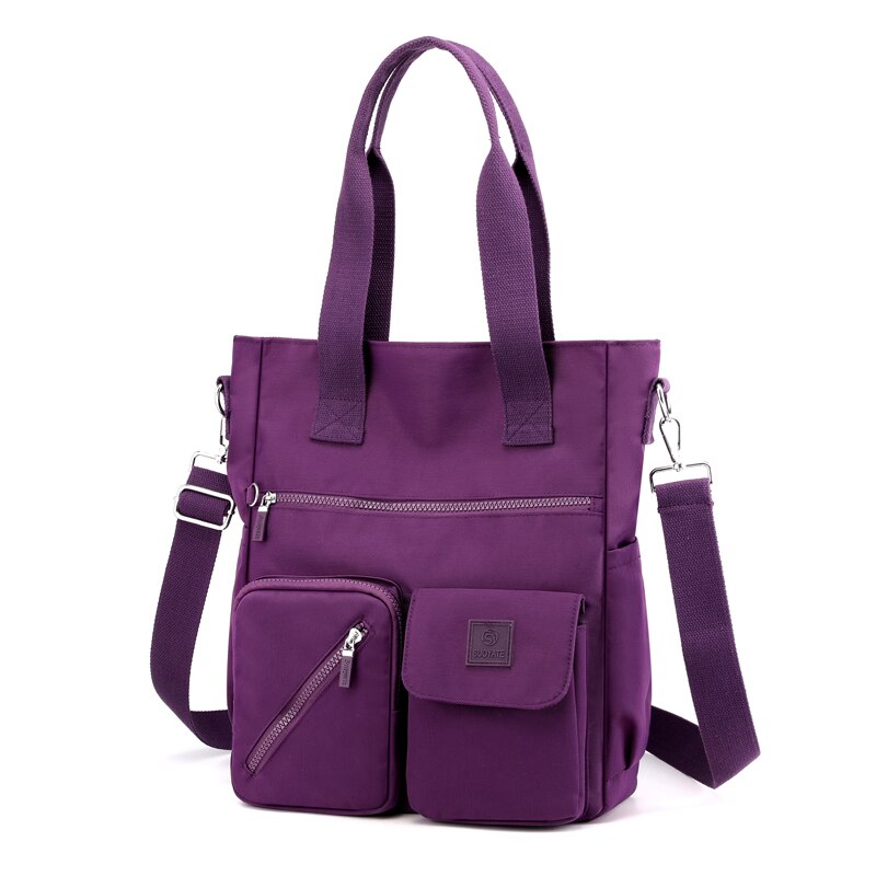 Lee | Nylon Multi-Compartment Tote Bag with Adjustable Strap