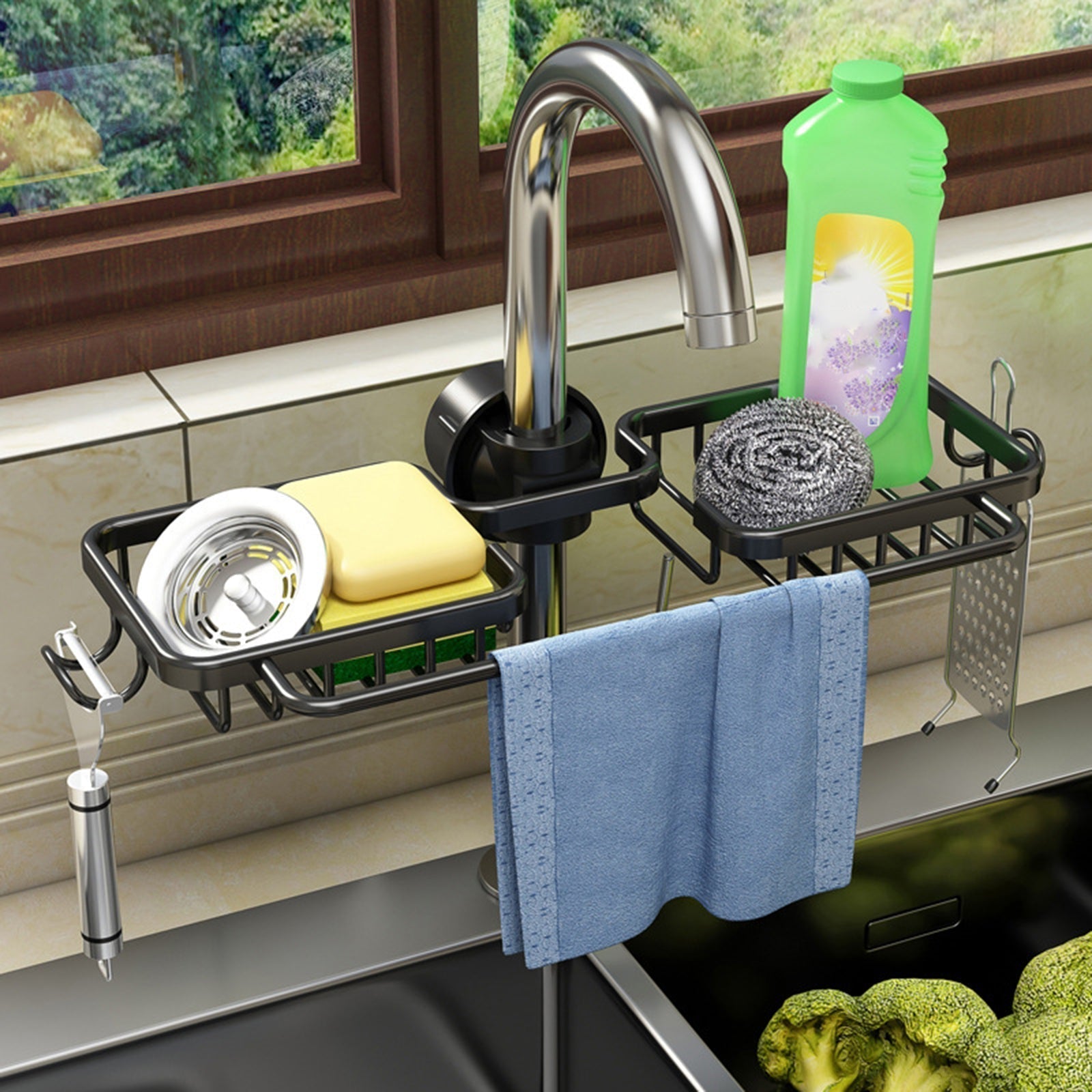 Kitchen sink organizer
