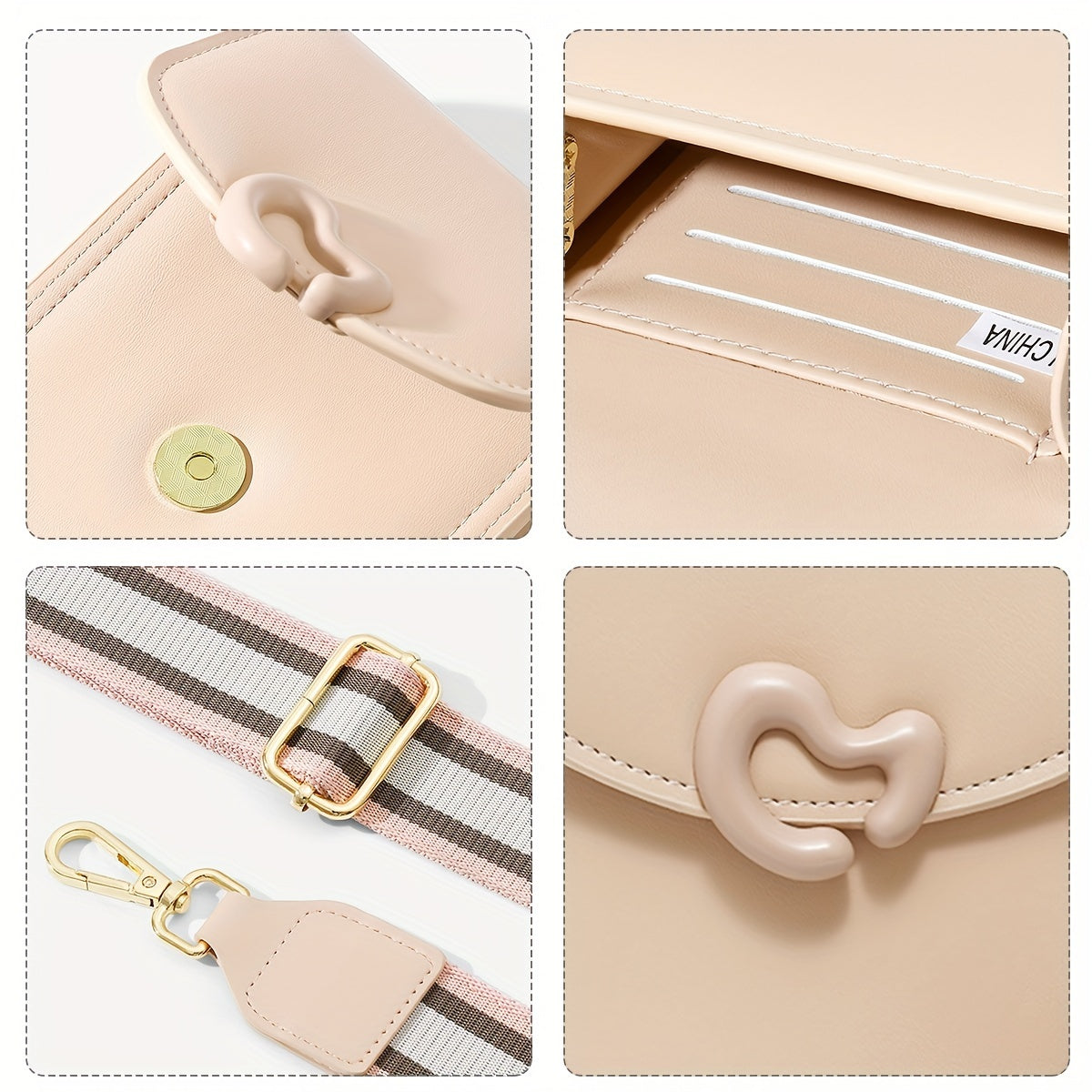 Nelly | Compact Crossbody Bag with Stylish Strap