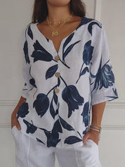 Gwen | Women's Casual V-Neck Top