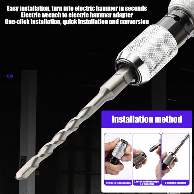 Luxortech electric keys adapter | Powerful head perforation for work without effort-6