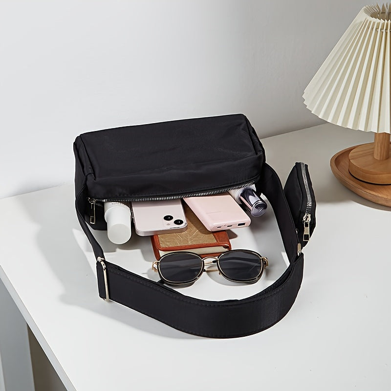 Mariel | Nylon Compact Crossbody Bag with Coin Purse