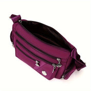 Sandy | Versatile Multi-Zipper Shoulder Bag for Everyday Organization