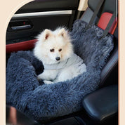 Soft calming car seat dog basket - Cloudpaw