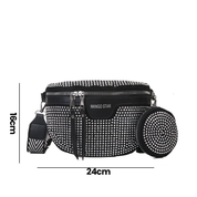 Emily | Stylish Rhinestone Crossbody and Waist Bag for Trendy Outfits