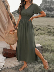 Hailey | Elegant V-neck Long Bohemian Dress