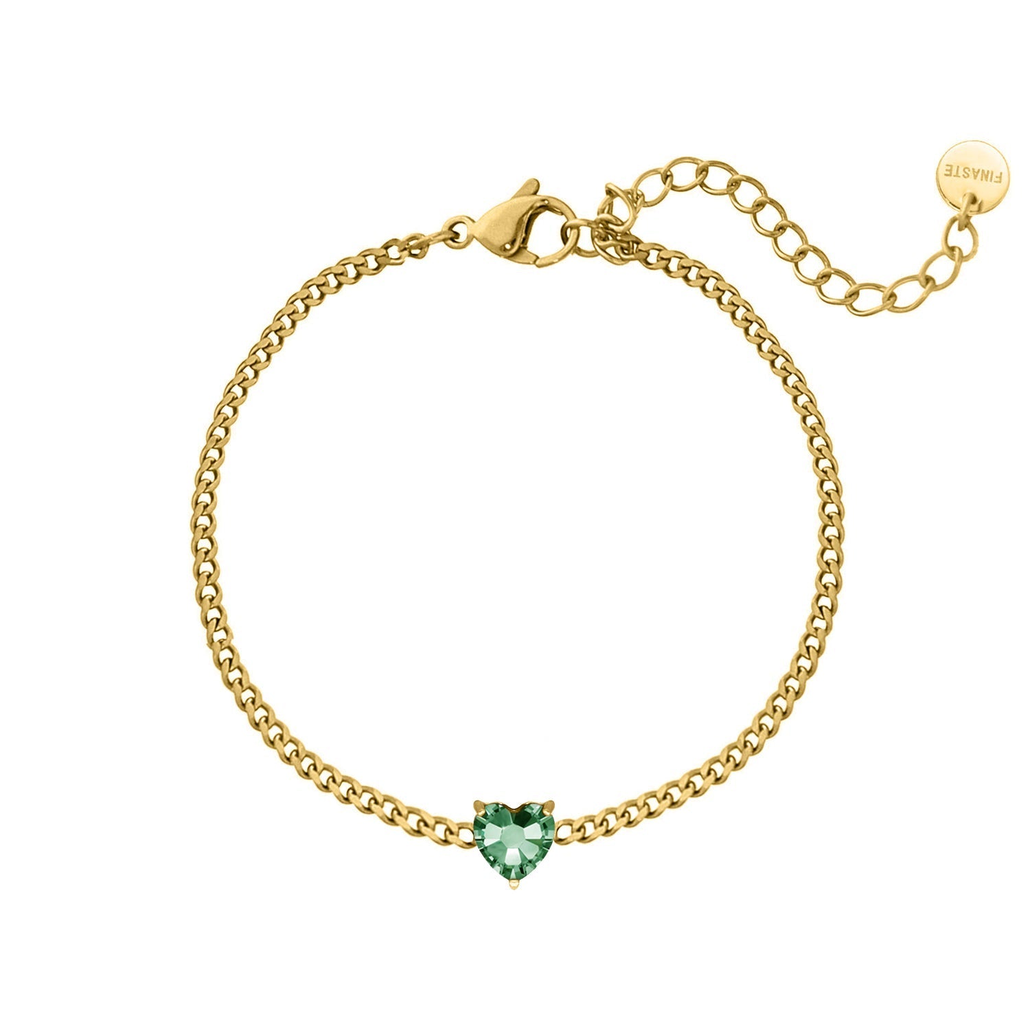 RadiantHeart | Custom Birthstone Bracelet