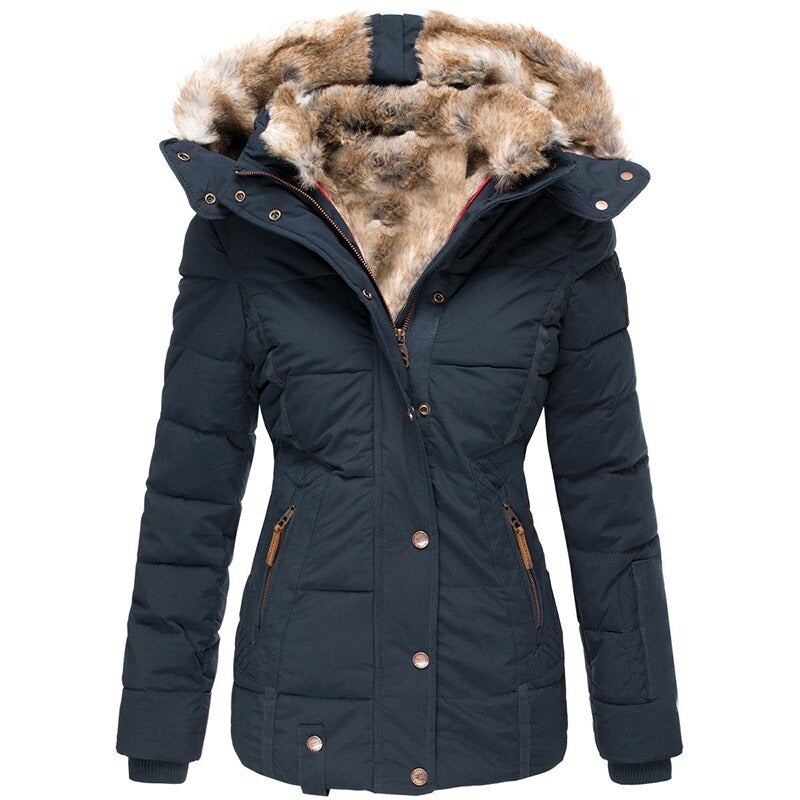 Winter coat with fur collar - Beau
