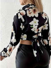 AVERIE | Stylish Long-Sleeve Floral Shirt with Chic Design