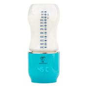 Smart baby bottle with temperature designation and ergonomic design