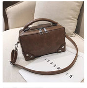 Skylar | Vintage Compact Handbag with Crossbody Strap