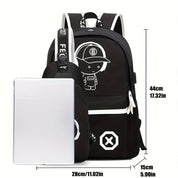 Michael | Glow-in-the-Dark Backpack with USB Charging Port