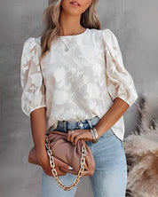 Airli | Blouse with Puff Sleeve