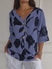 Gwen | Women's Casual V-Neck Top