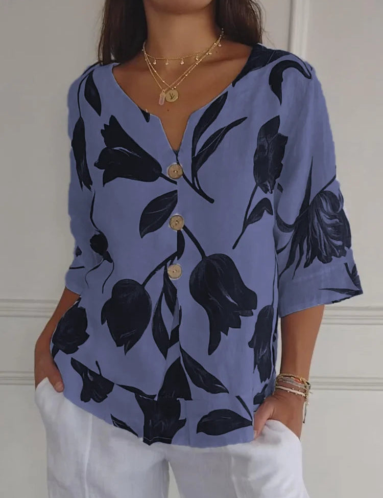 Gwen | Women's Casual V-Neck Top