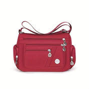 Sandy | Versatile Multi-Zipper Shoulder Bag for Everyday Organization
