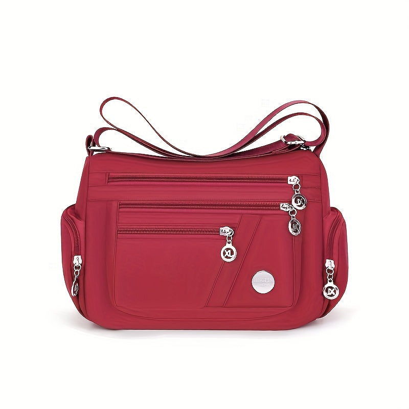 Sandy | Versatile Multi-Zipper Shoulder Bag for Everyday Organization