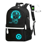 Michael | Glow-in-the-Dark Backpack with USB Charging Port