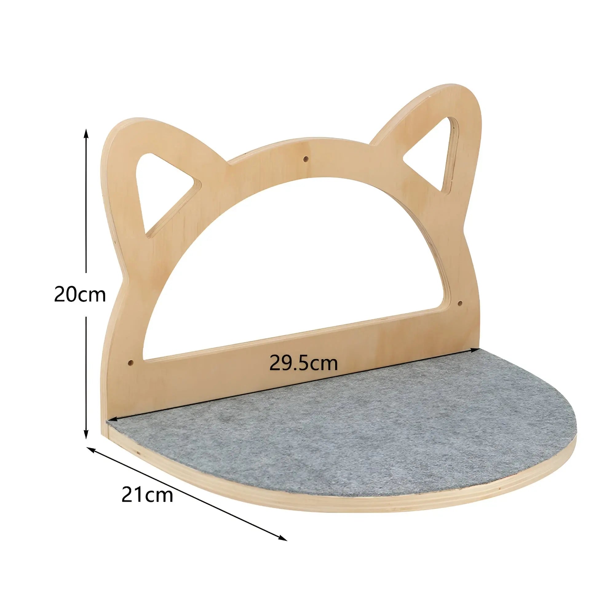 Wall climbing board for cats with scratching post - Climbpaws