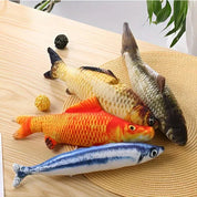 Set of 4 moving fish toys for cats -Fitfish