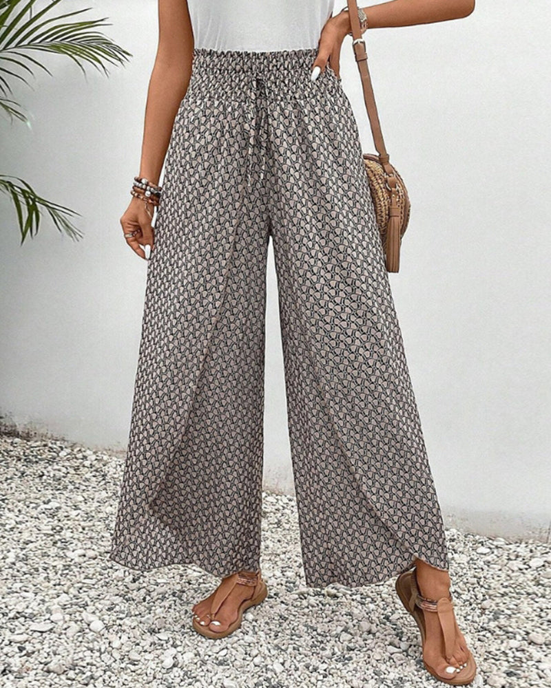 Susy | Women's Pants with Geometric Print