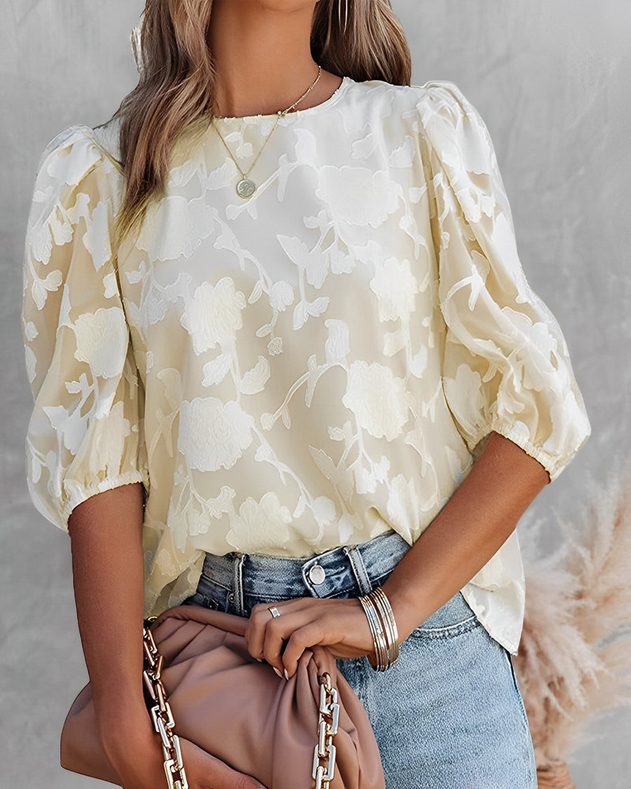 Airli | Blouse with Puff Sleeve