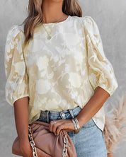 Airli | Blouse with Puff Sleeve