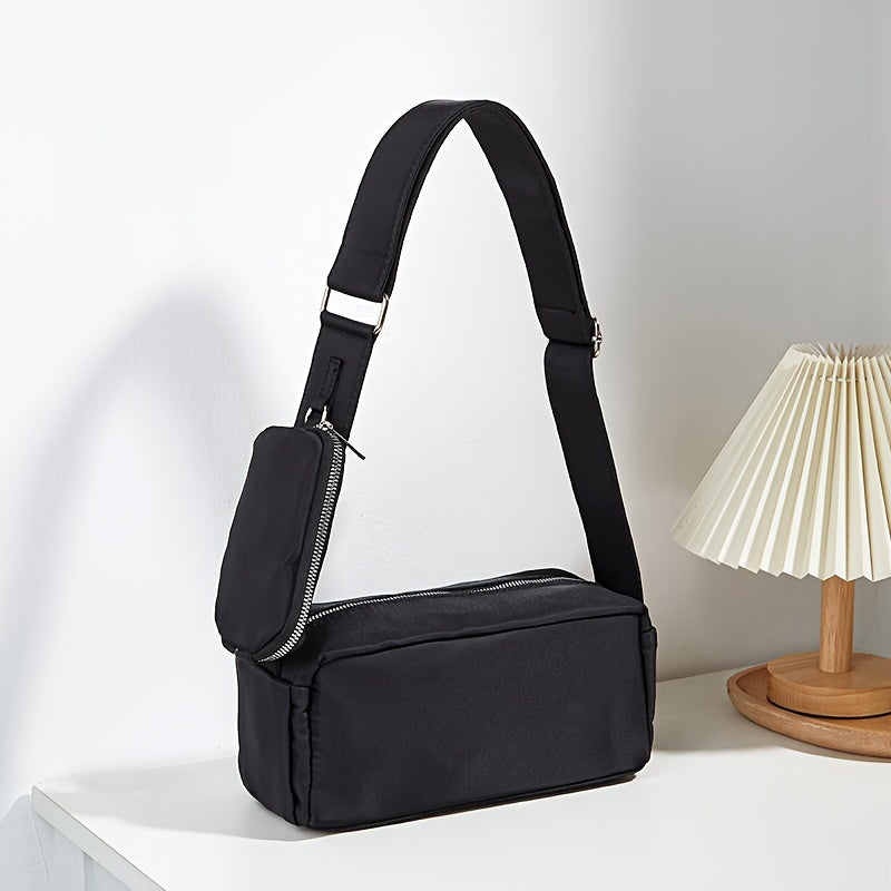 Mariel | Nylon Compact Crossbody Bag with Coin Purse