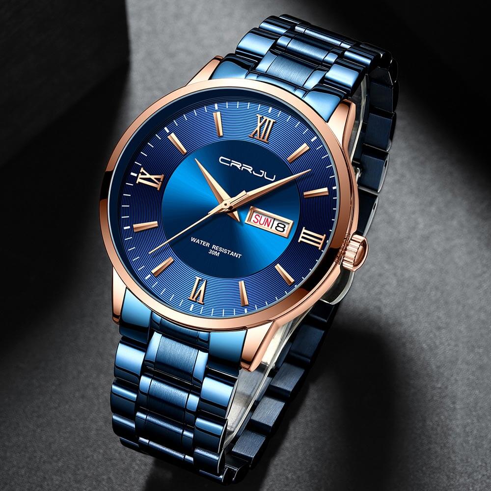 Luxury CRRJU | Waterproof Sport Watch