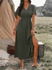 Hailey | Elegant V-neck Long Bohemian Dress