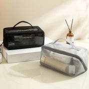 Mila | Spacious Travel Toilet Bag Made of Mesh Material