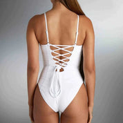 Lyanna | Stylish Braided Back Swimsuit Snatching Cord
