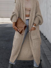Sandra | Sophisticated Oversized Knit Long Cardigan