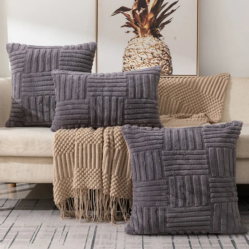 Minimalist texture cushion set