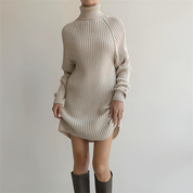 Knitted turtleneck sweater women - Sas
