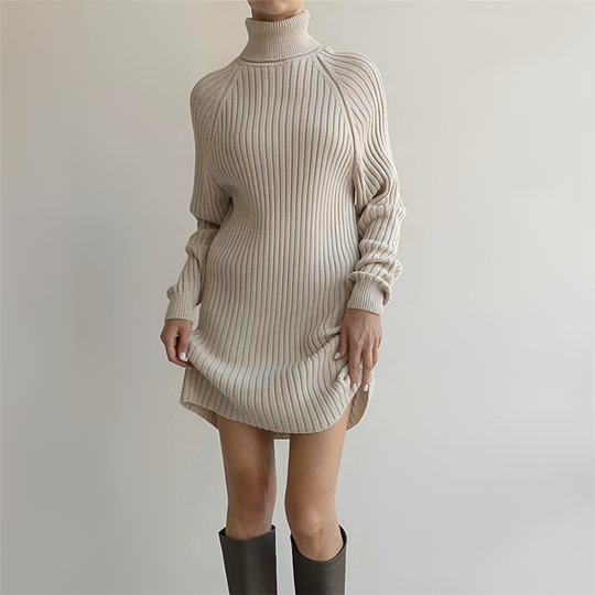 Knitted turtleneck sweater women - Sas