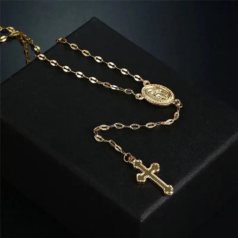 Eleanor| Rosary necklace