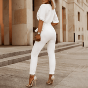 Jessy | Elegant Summer V-neck Jumpsuit Playsuit