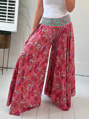 Boho pants with loose print for women for the summer - Frederique