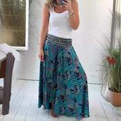 Boho pants with loose print for women for the summer - Frederique