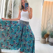 Boho pants with loose print for women for the summer - Frederique