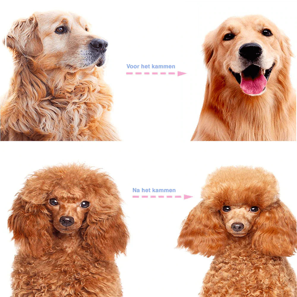 Double -sided hair removal comb for pets - Smoothgoom
